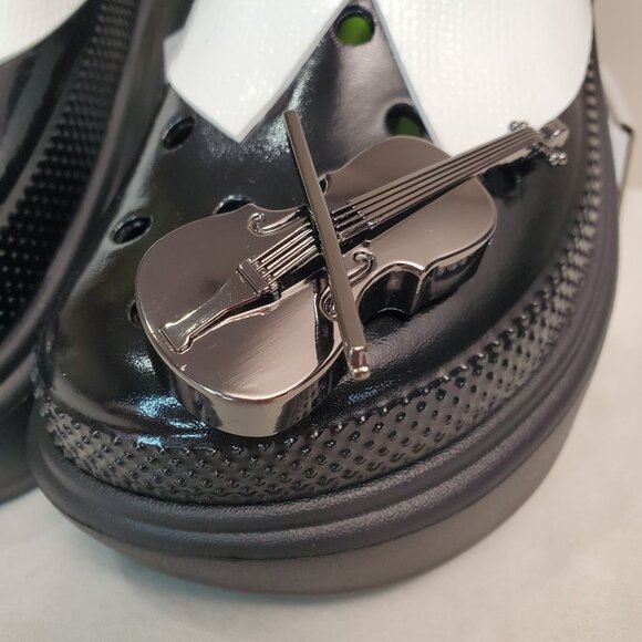 Crocs Wednesday Stomp Clog X Platform Addams Family Movie New Multiple Sizes - Picture 14 of 16